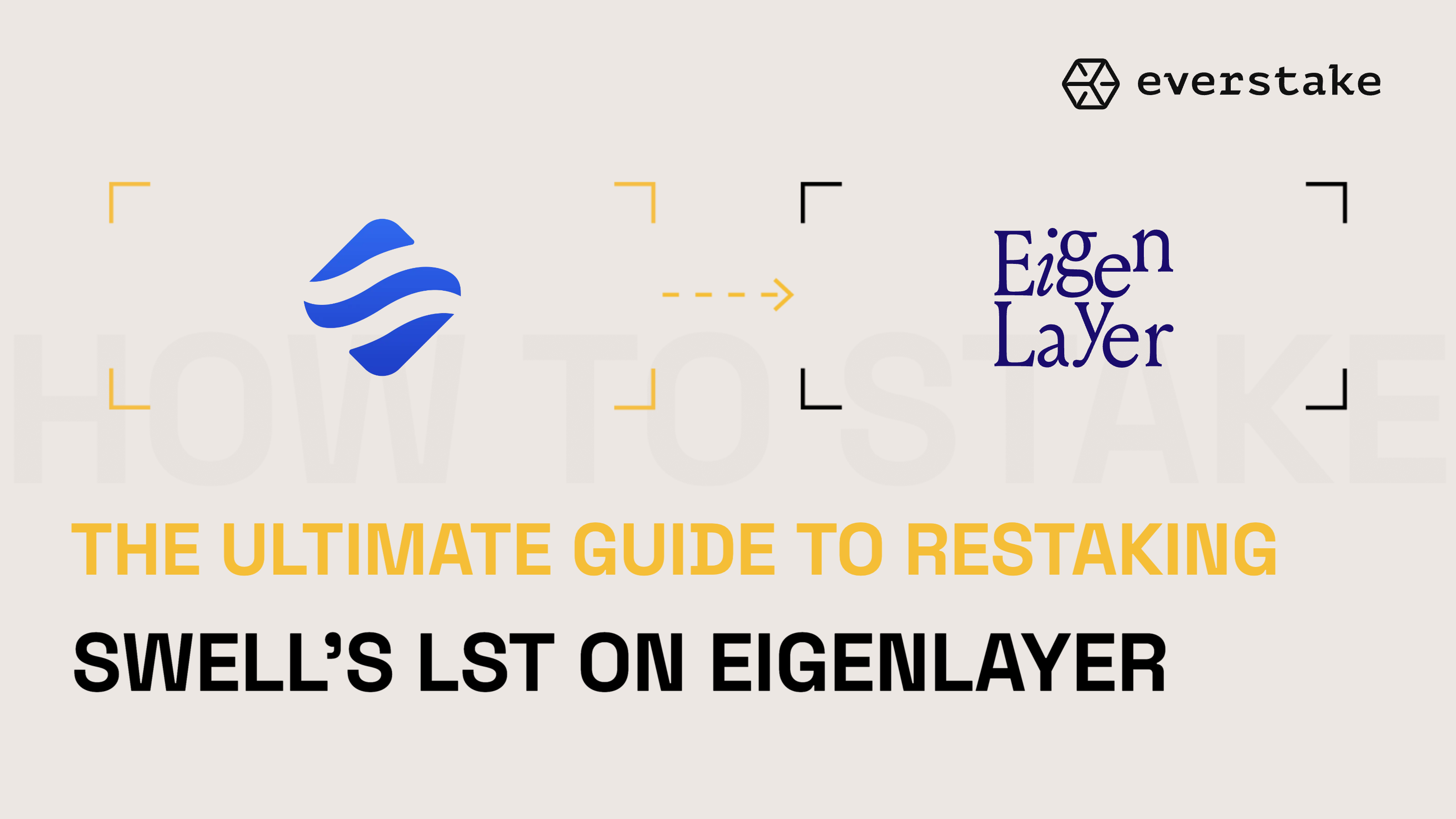 How to Restake and Delegate Swell’s LST on EigenLayer: a Step-by-Step Guide
