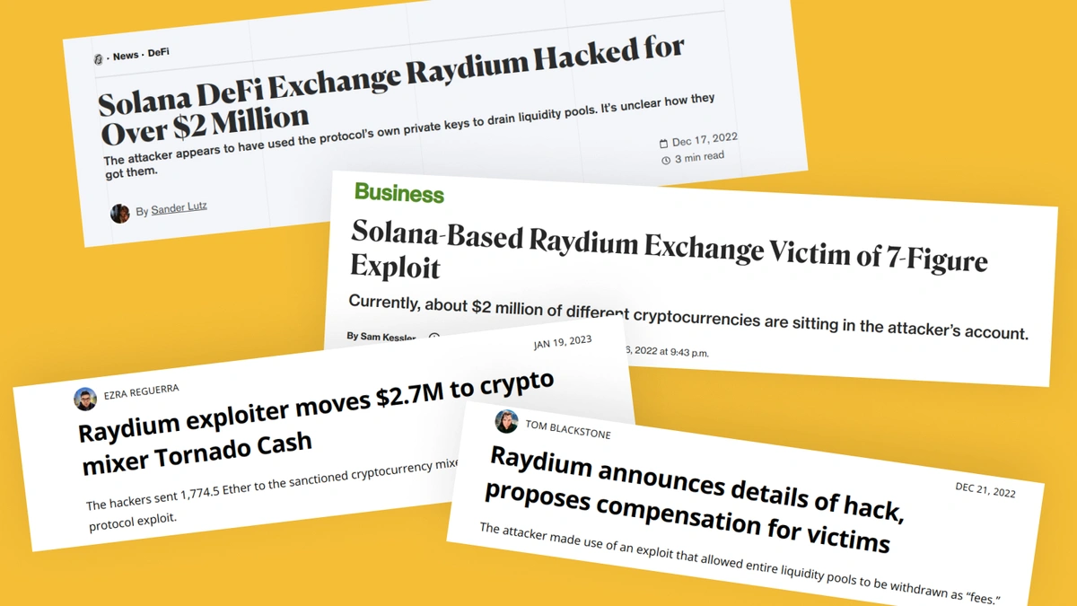 Raydium Hack: news headlines
