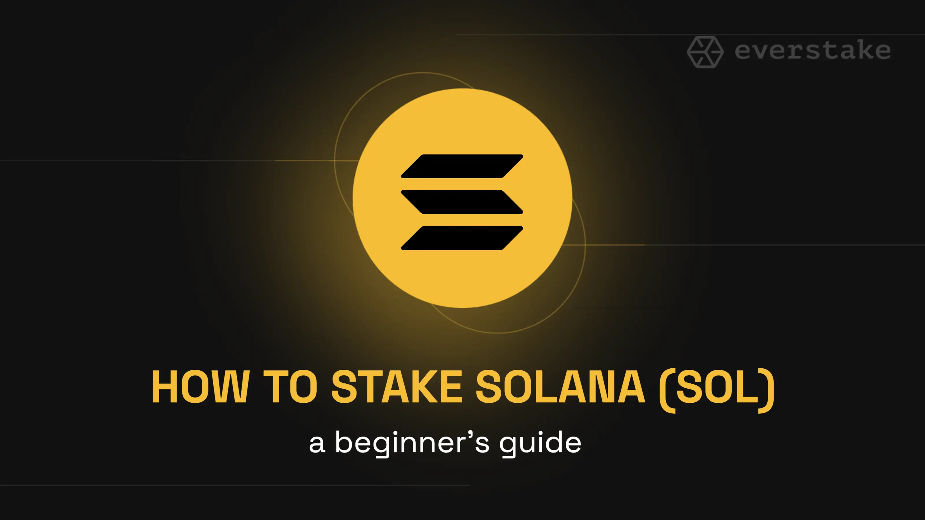 How to Stake Solana SOL: a Beginner's Guide
