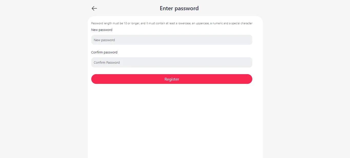 casperdash enter set up password