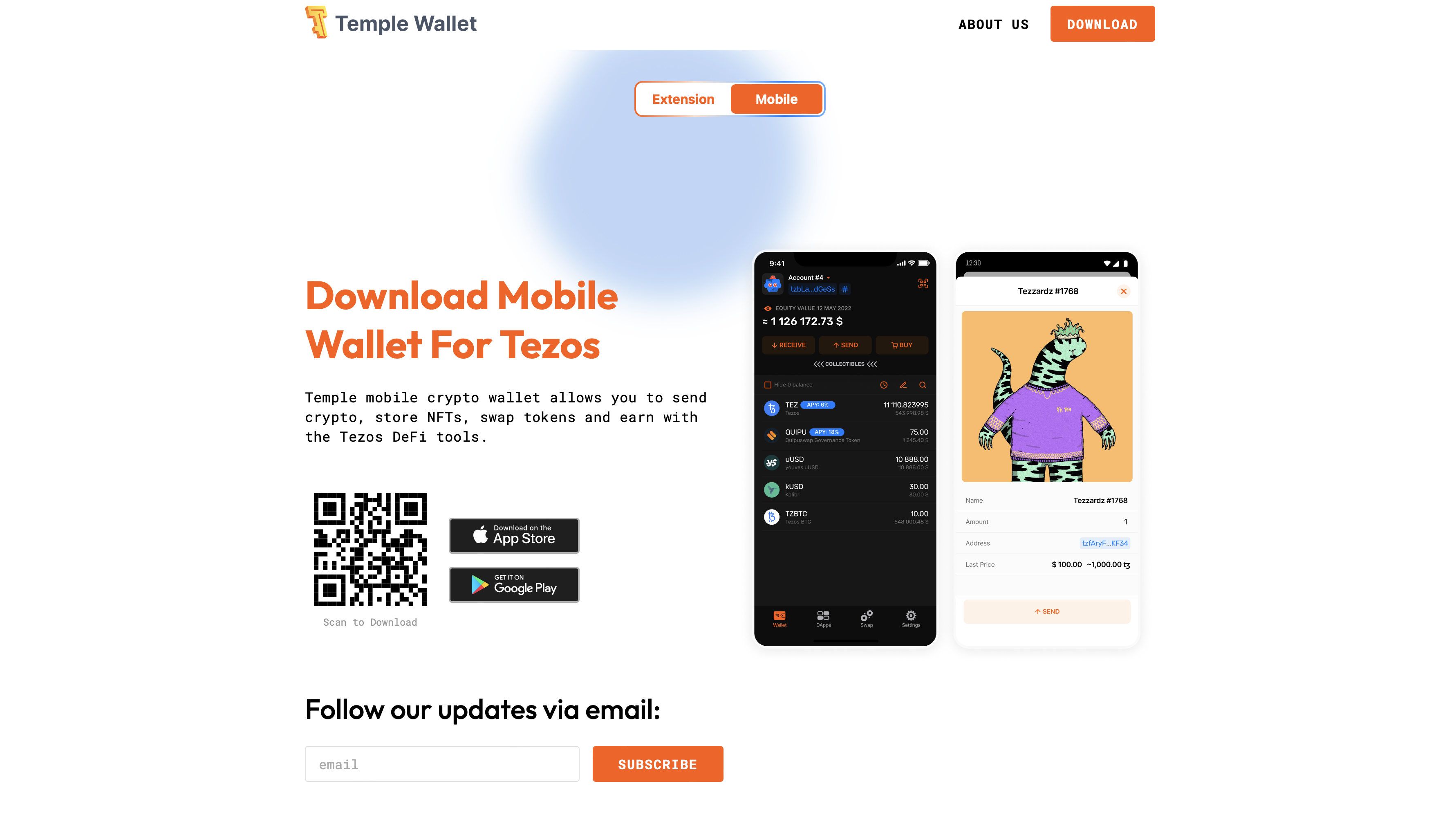 How to Download Temple Mobile Wallet