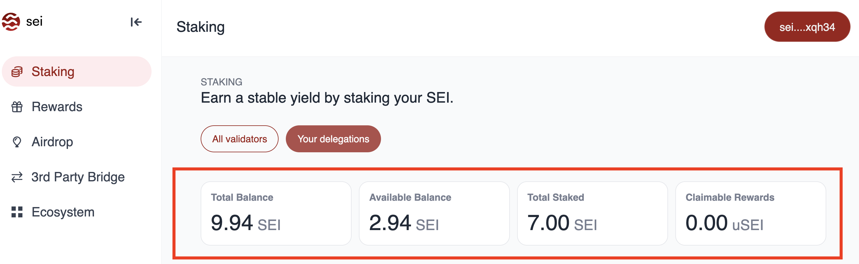 Monitor Your Staking Progress