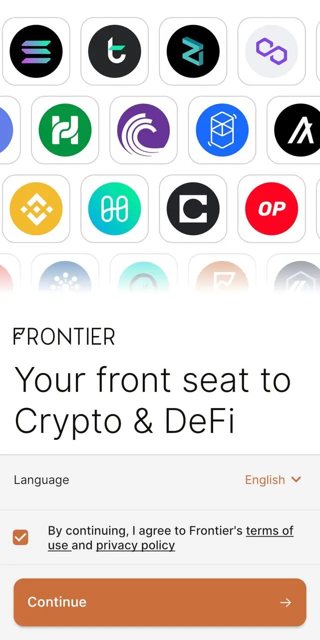 Frontier Start Page