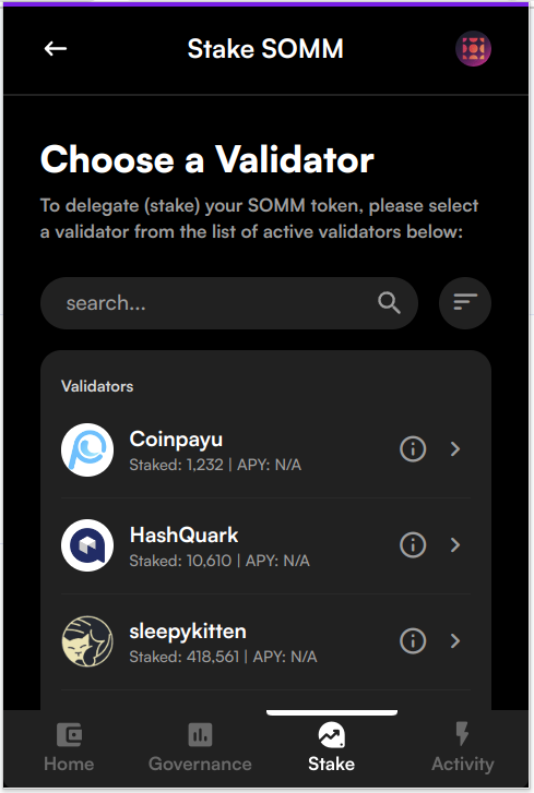 10 Choose Validator