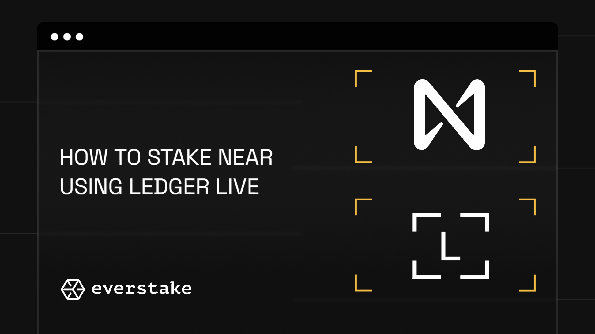 How to stake NEAR Protocol Token (NEAR) Using Ledger Live