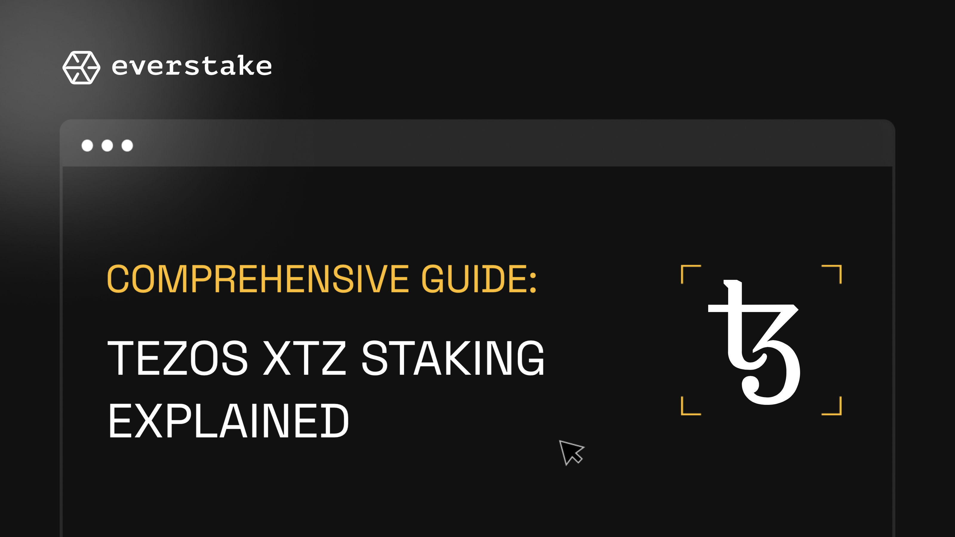 General Overview: How to Stake Tezos XTZ