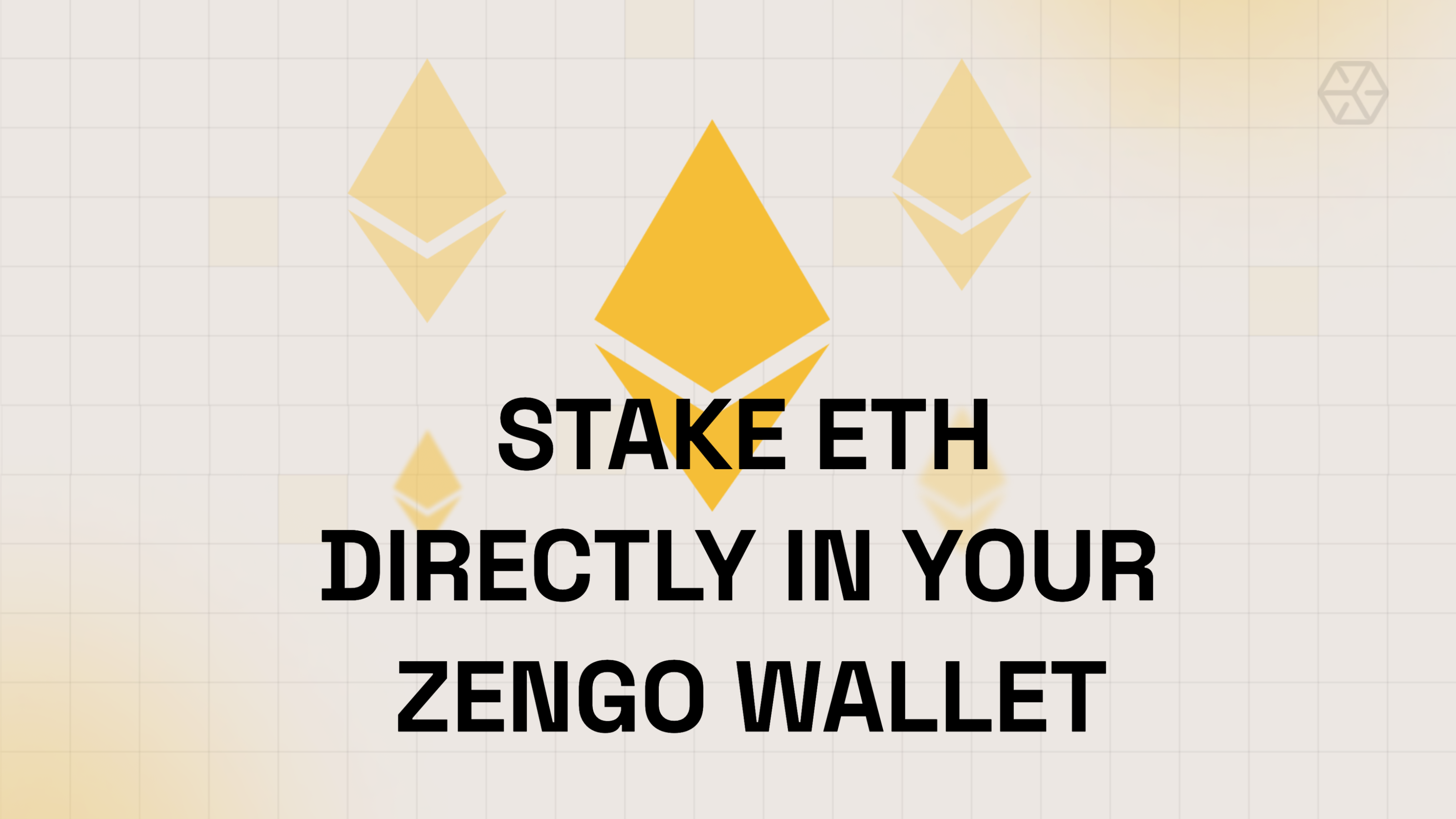 How to Stake ETH via Zengo Wallet